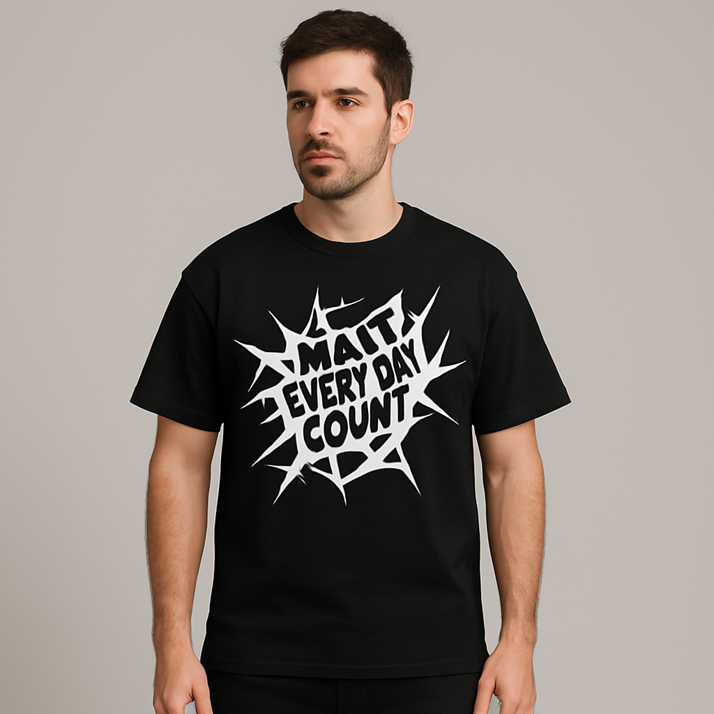 COUNT BLACK OVERSIZED TEES