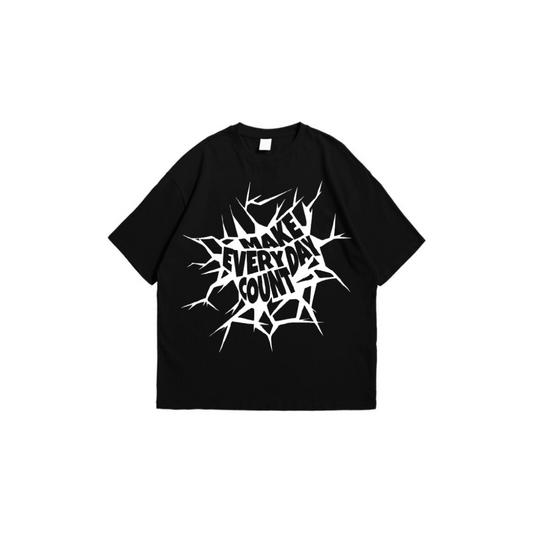 COUNT BLACK OVERSIZED TEES