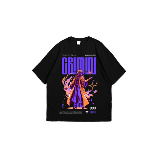 GHOST SHADOW BLACK OVERSIZED TEES
